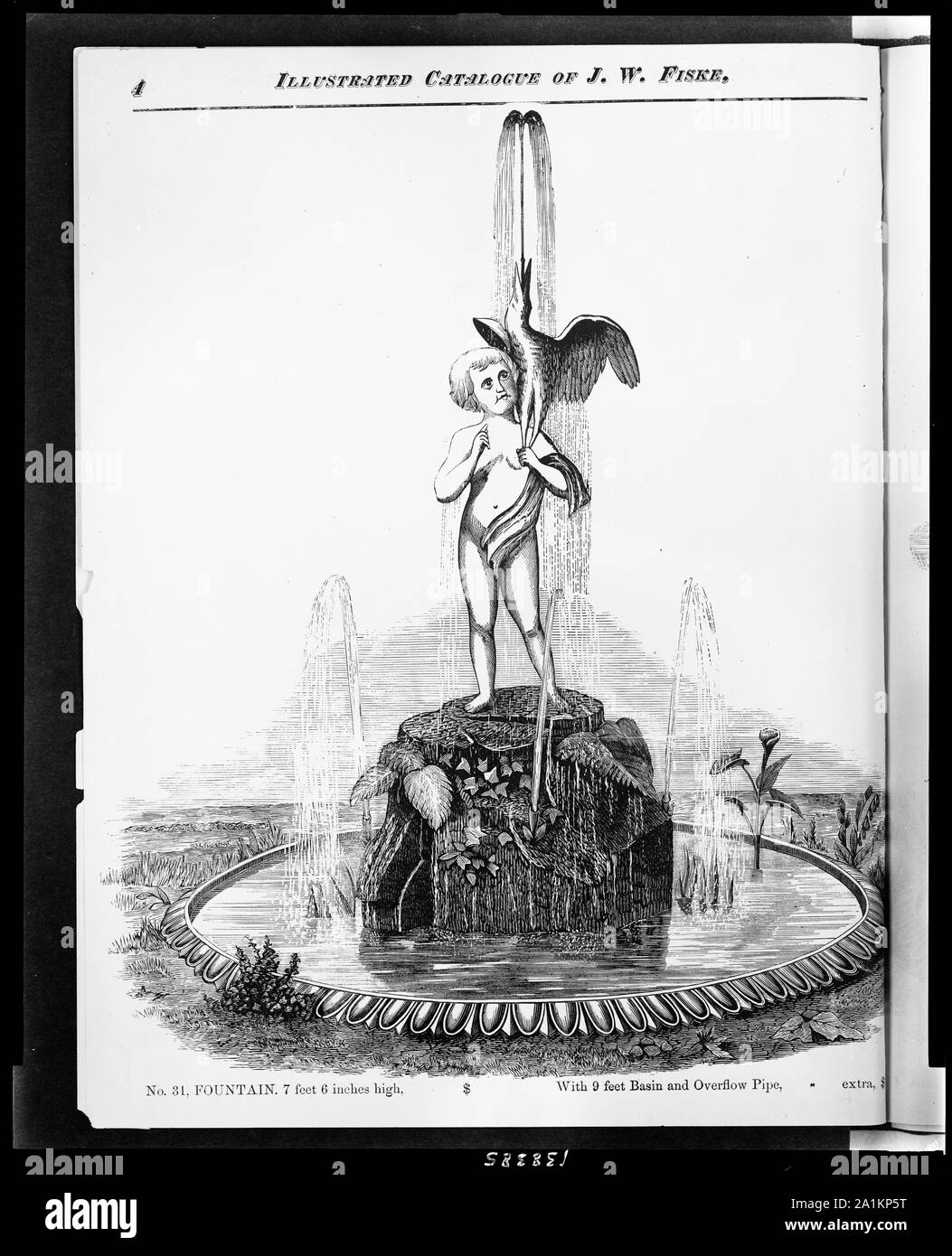 Fontaine n° 31, 7 pieds 6 pouces de haut Banque D'Images