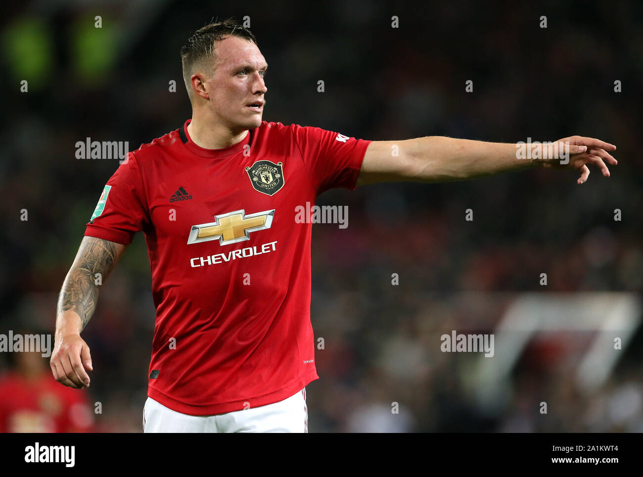 Manchester United, Phil Jones Banque D'Images