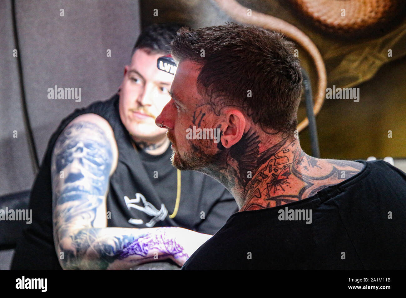 London Uk 27 Septembre 19 Le 15e Anniversaire De L Edition De L International Convention De Tatouage De Londres La Plus Excitante Anticipees Et Retentissant Succes Celebration De L Art De Corps Dans Le Monde
