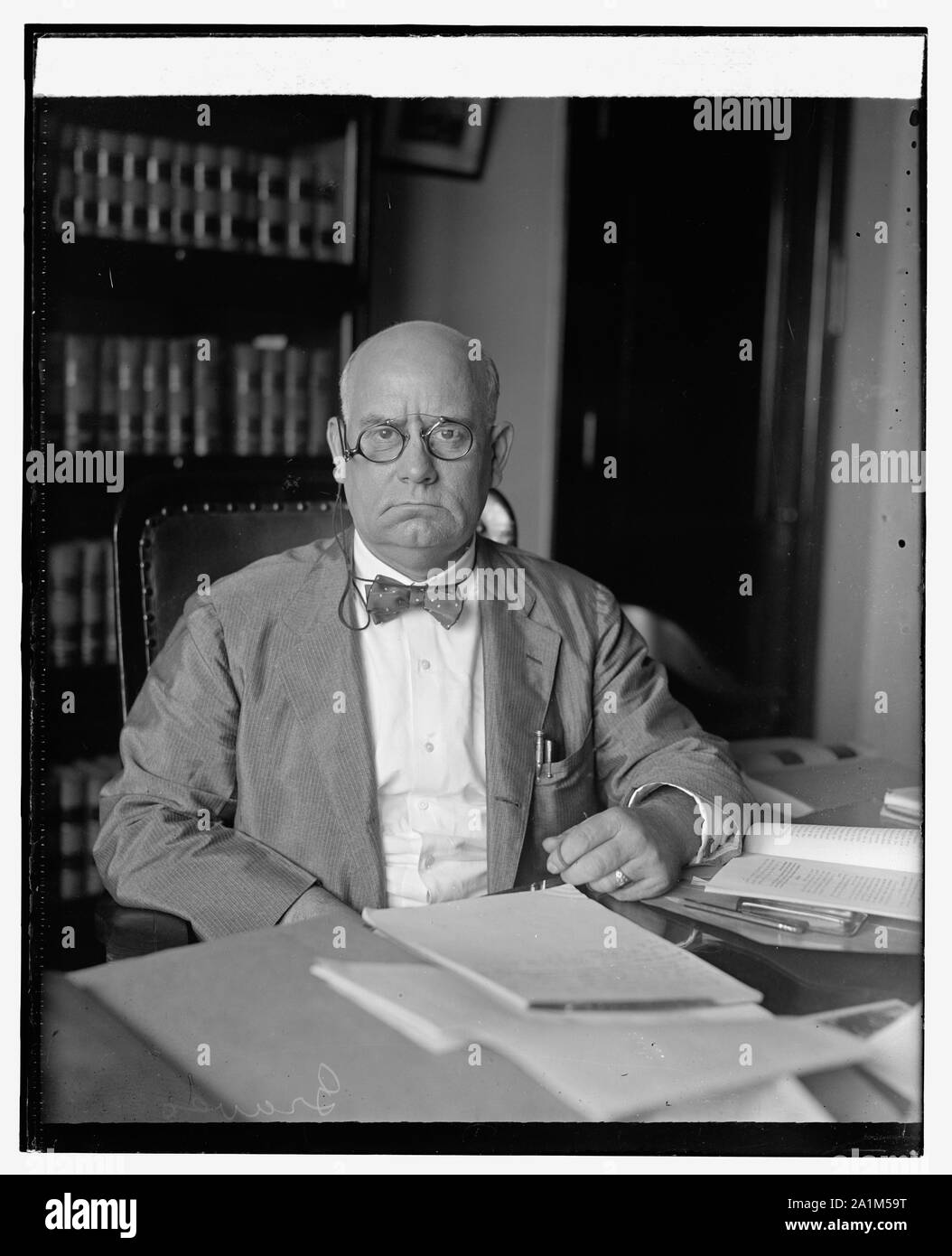 O.H. Tombes, procureurs, de l'intérieur bureau Dept., 9/1/25 Banque D'Images