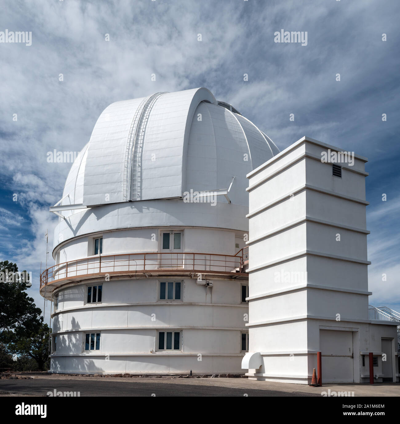 Le logement de l'Observatoire au Télescope Otto Struve Observatoire McDonald, un observatoire astronomique situé près de la localité de Fort Davis à Jeff Davis Comté (Texas) Banque D'Images