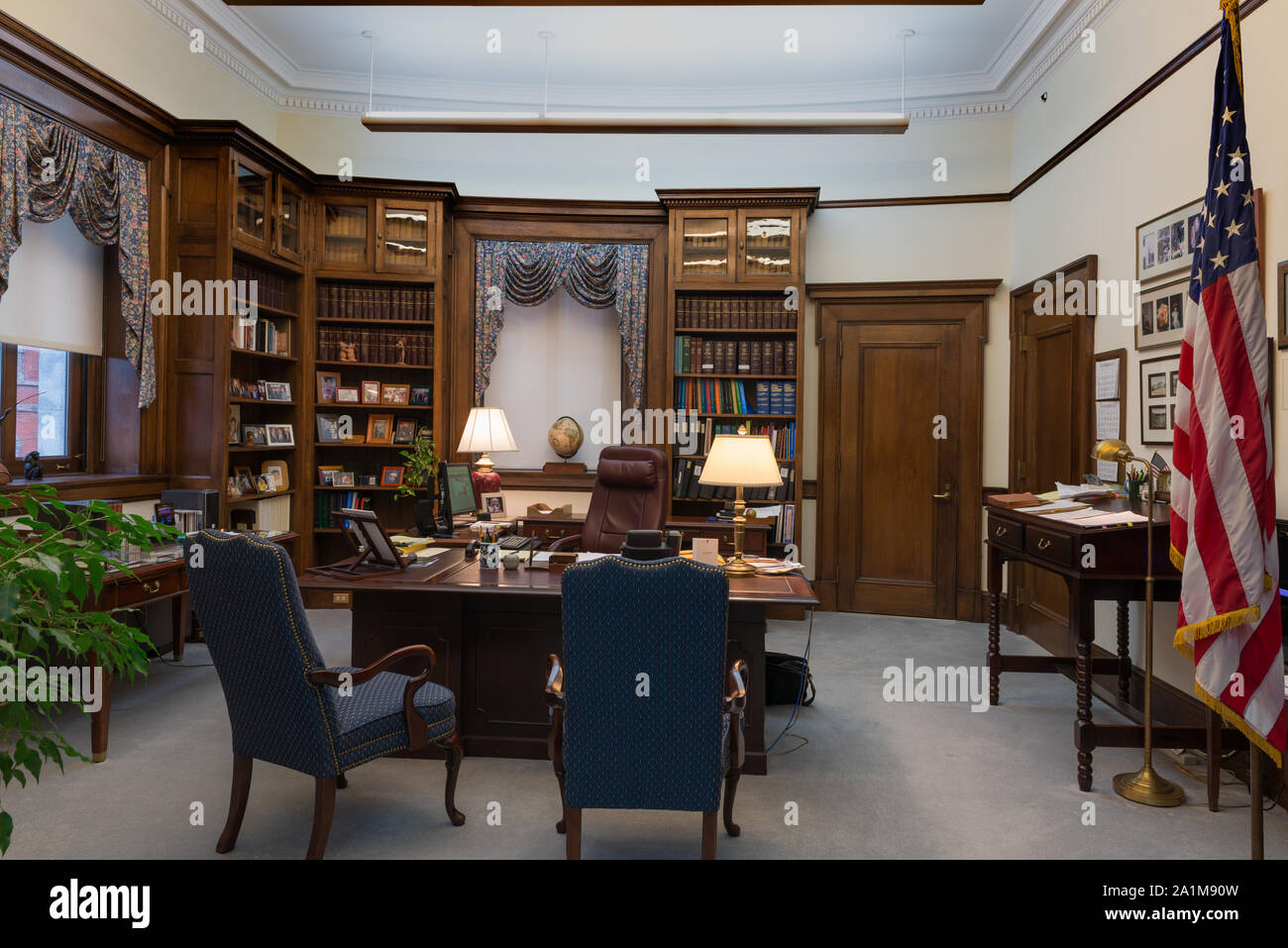 Bureau, Edward T. Gignoux U.S. Courthouse, Portland, Maine Banque D'Images