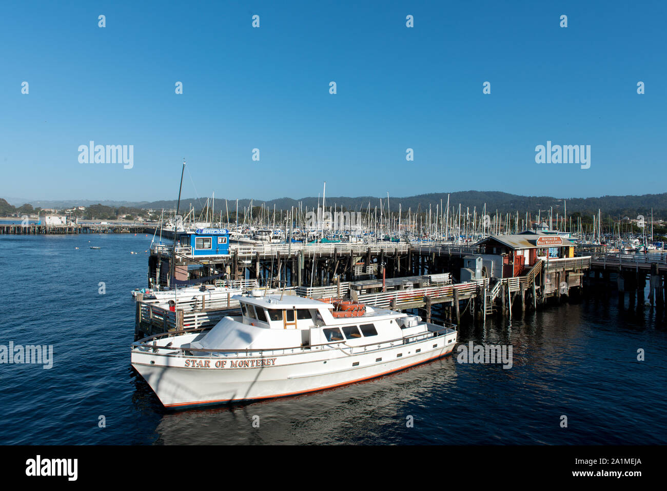 Old Fisherman's Wharf, Monterey, Californie Banque D'Images
