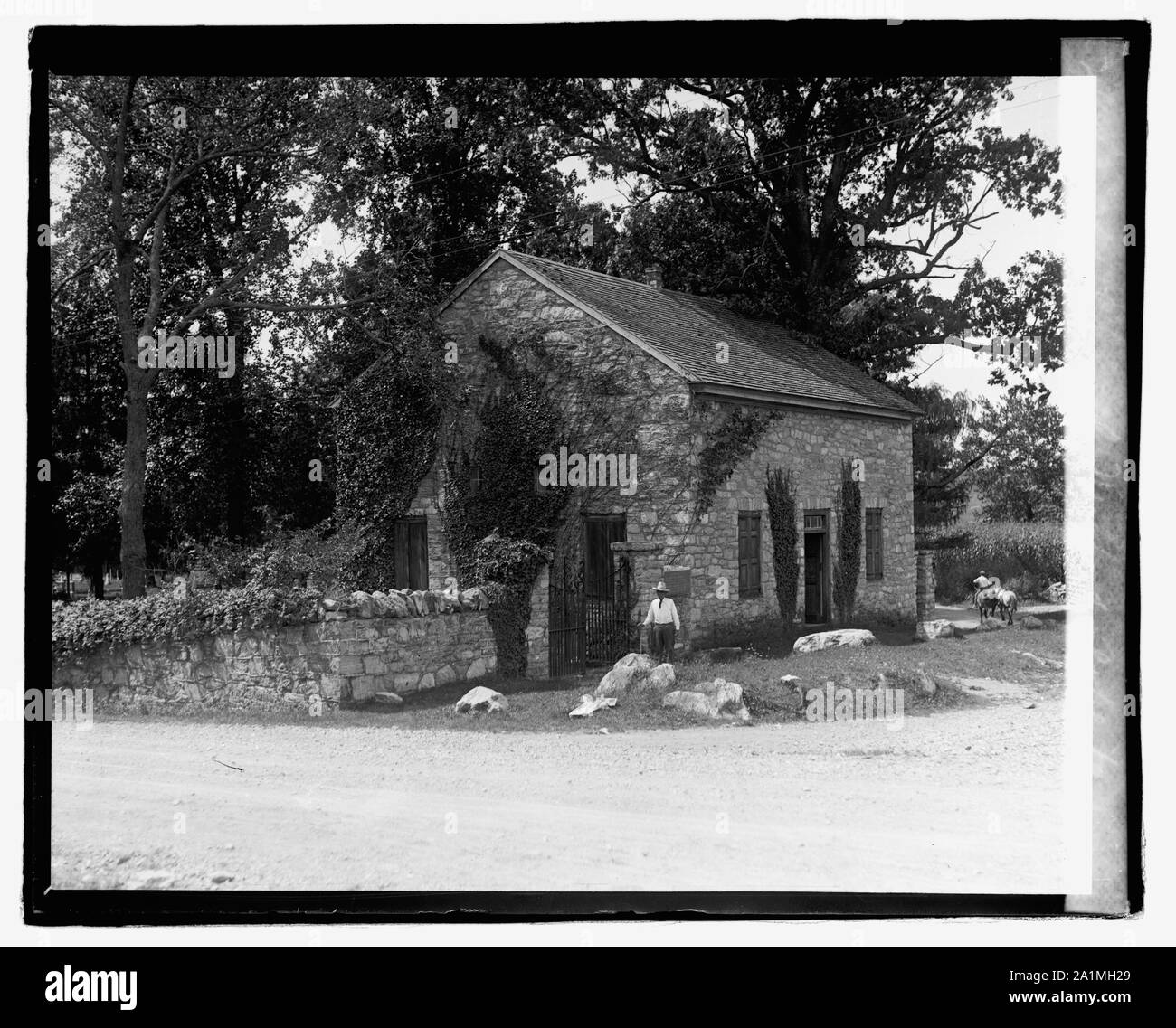 Ancienne chapelle, Milford Pike, Clarke Comté (Virginie), près de Berryville Banque D'Images
