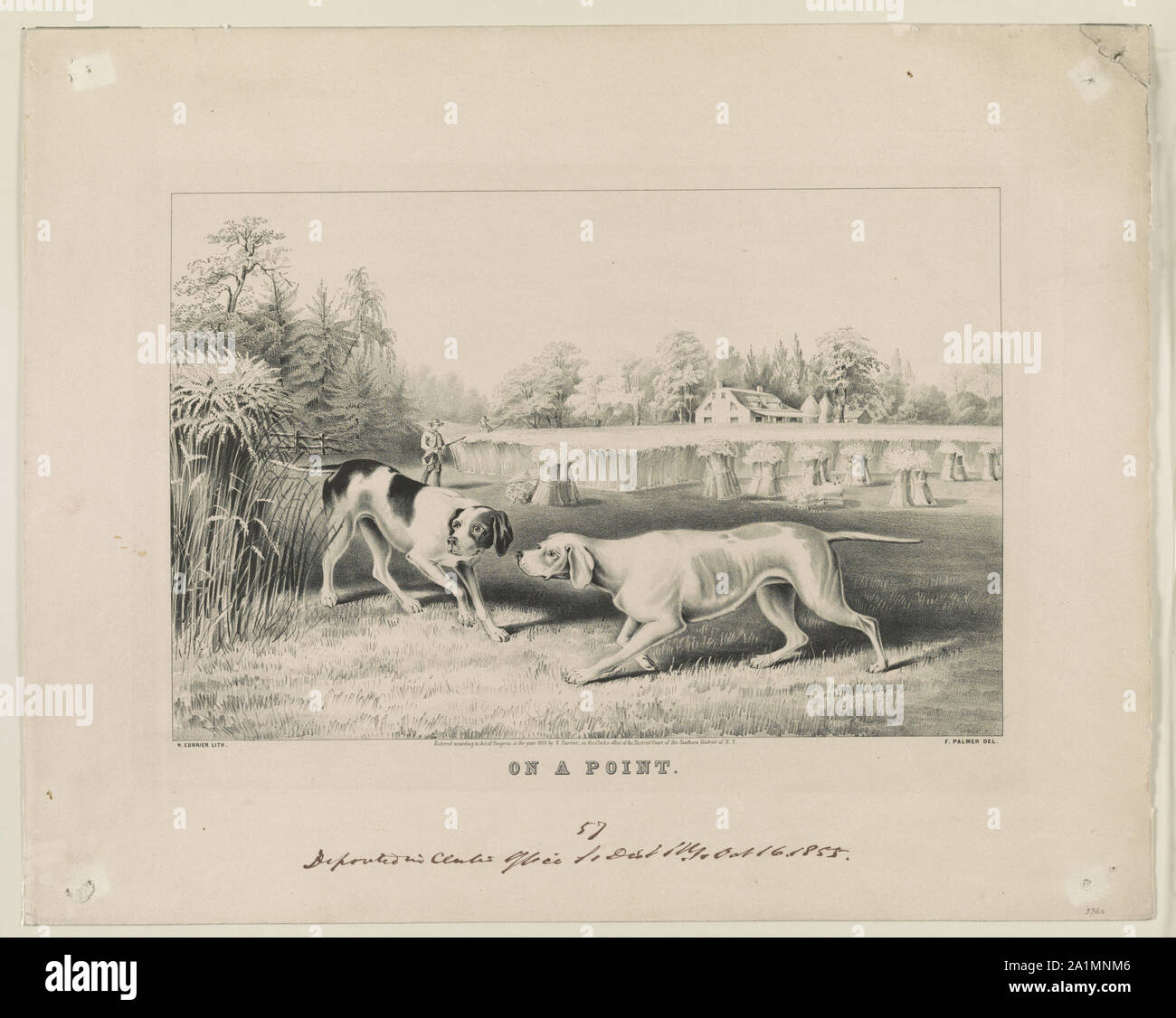 Sur un point Banque D'Images