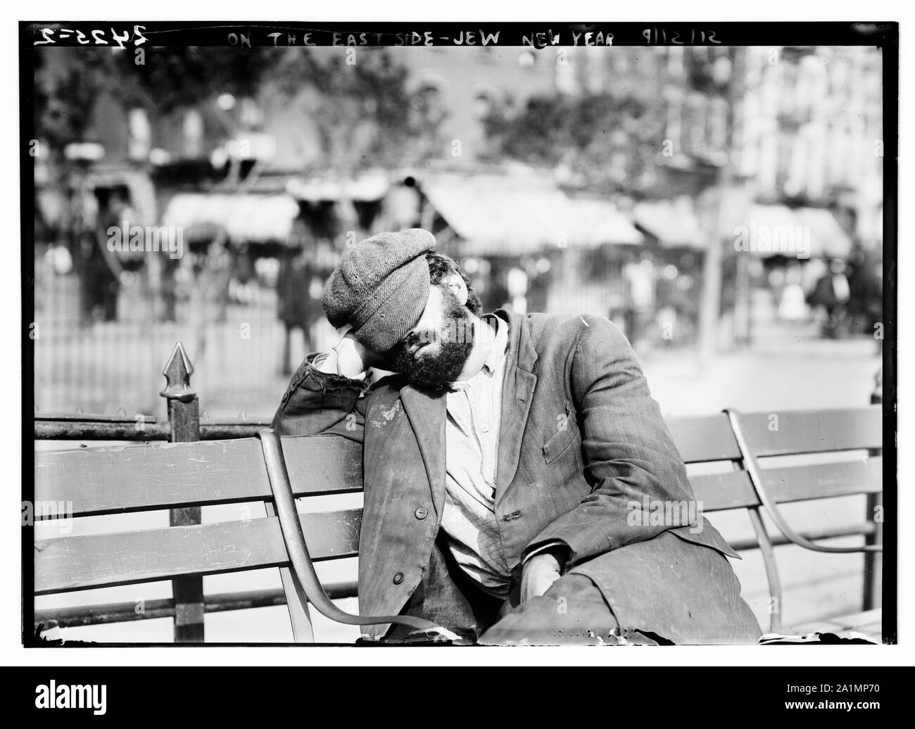 Sur le côté Est - Juif [ish] Nouvelle Année Banque D'Images