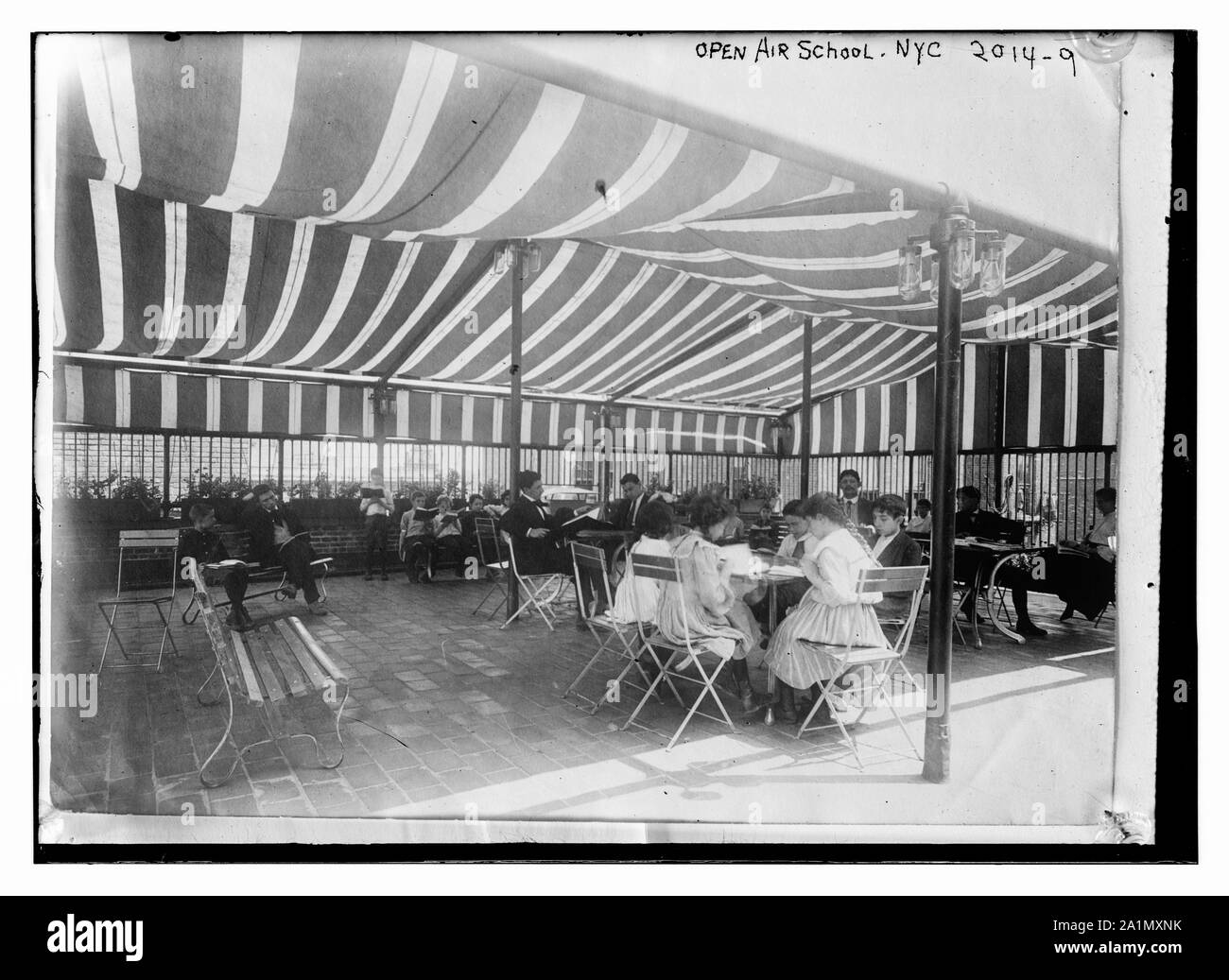 L'école plein air, N.Y.C. Banque D'Images