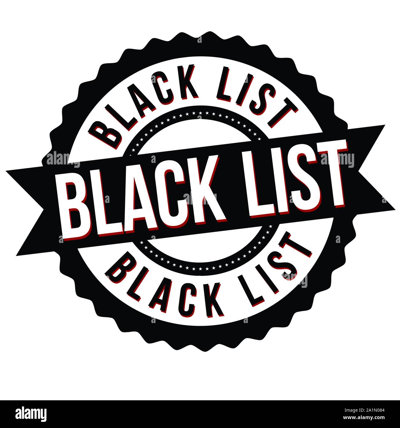 Affiche - Je fais la liste (noir)