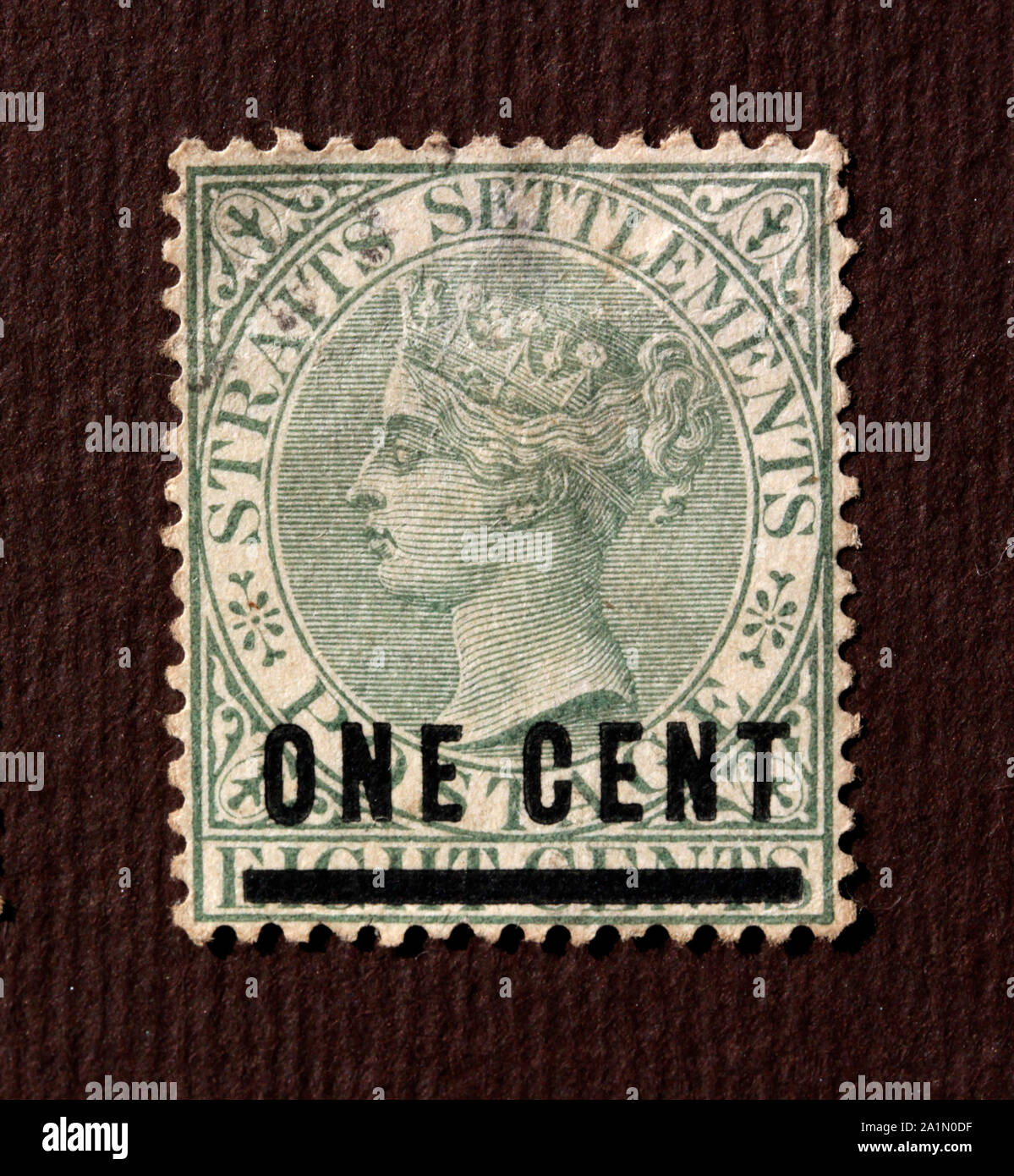 Close up of Old album de timbres postaux Banque D'Images