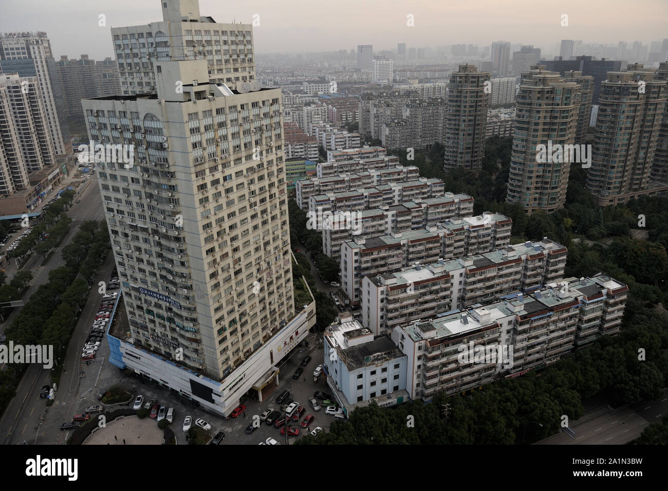 Offres et demandes de logement à Ningbo, Chine Banque D'Images