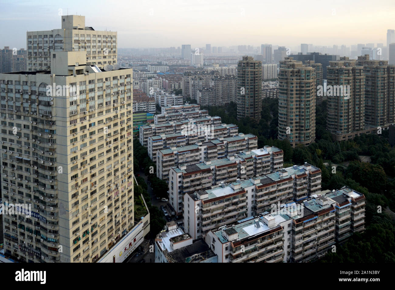 Offres et demandes de logement à Ningbo, Chine Banque D'Images