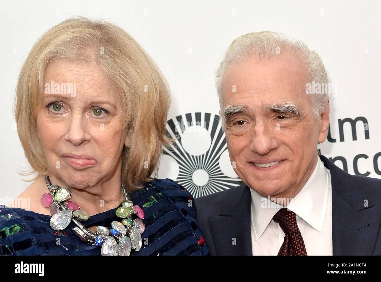 New York, NY, USA. 27 Sep, 2019. Helen Schermerhorn Morris, Martin Scorsese aux arrivées de l'irlandais en première mondiale au Festival du Film de New York 2019 (NYFF), Alice Tully Hall au Lincoln Center, New York, NY Le 27 septembre, 2019. Credit : Kristin Callahan/Everett Collection/Alamy Live News Banque D'Images