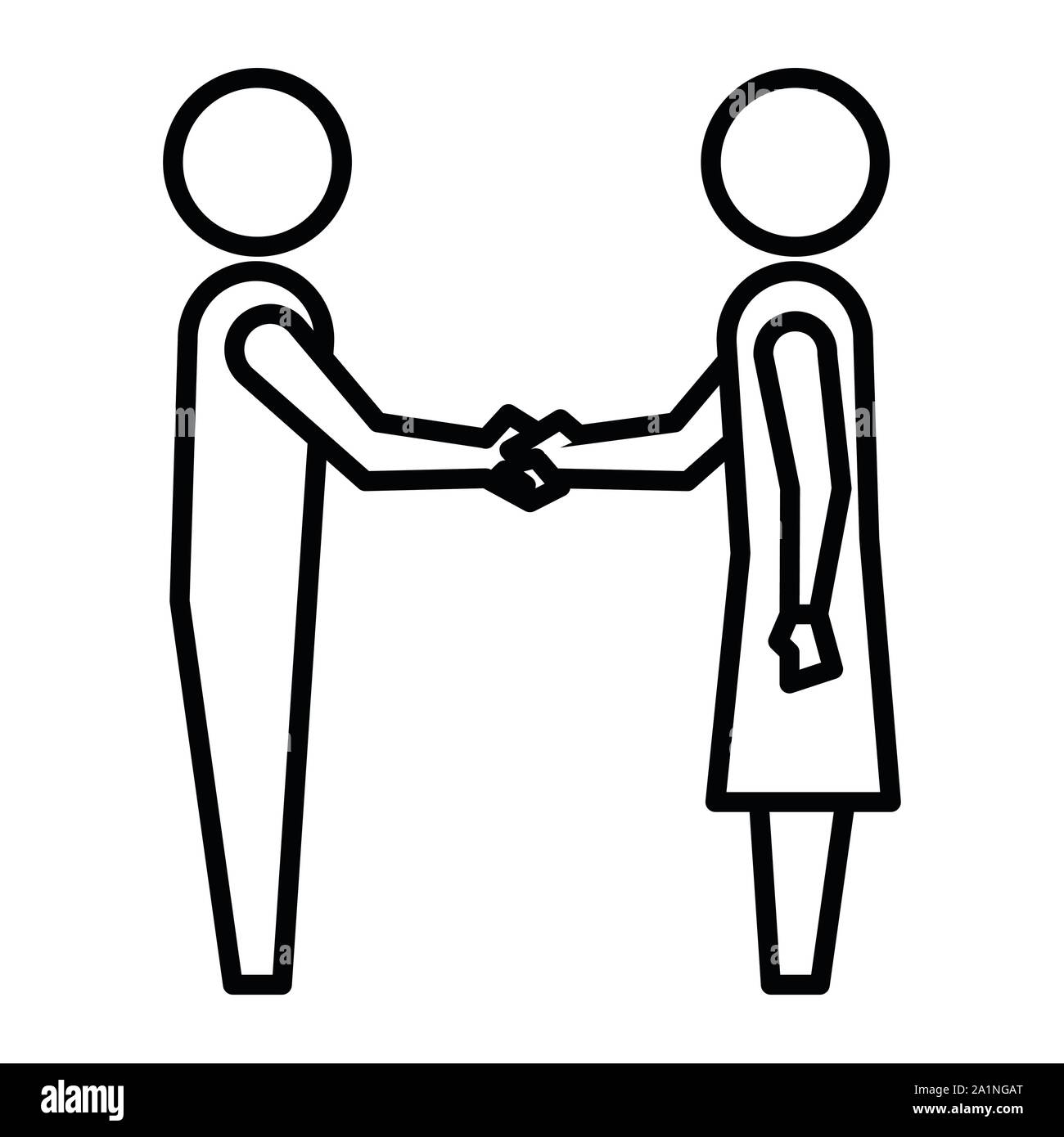 Icône de message, Vector illustration, les contours Illustration de Vecteur