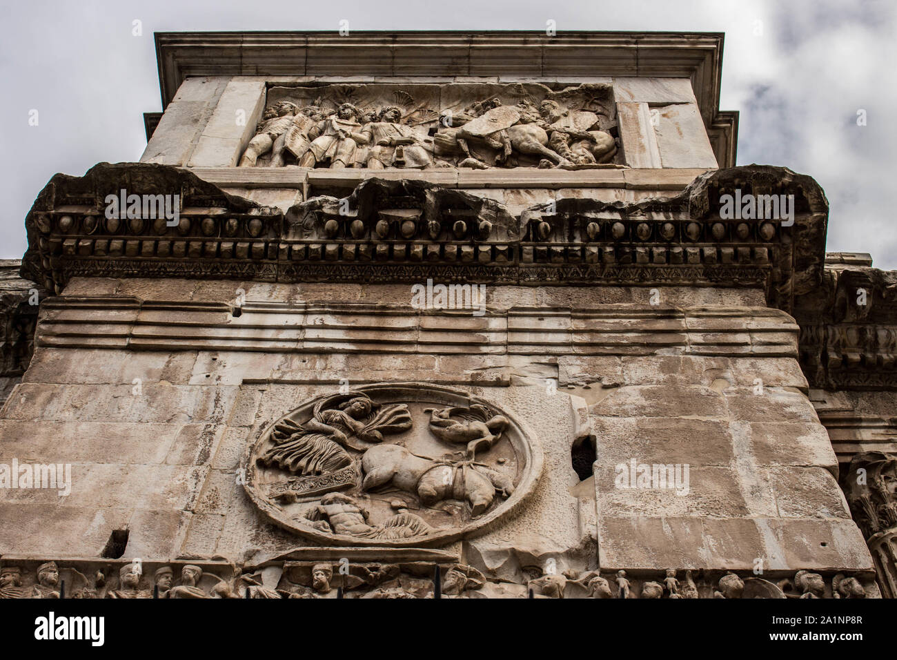 Colisée et Arc de Constantin, la grande beauté de Rome Banque D'Images