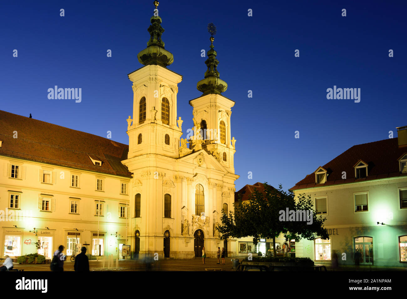 Graz : Mariahilfer Kirche, en Autriche, Styrie, Carinthie, Région Graz Banque D'Images