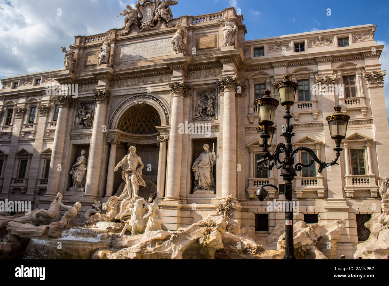 Fontaine de Trevi, la grande beauté de Rome Banque D'Images