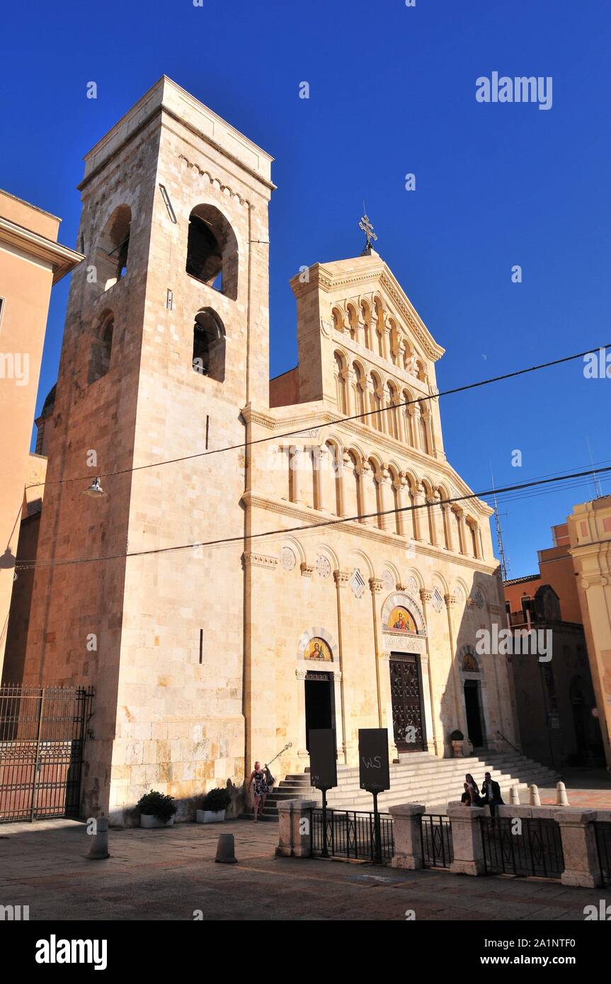 Cagliari, Italie, la cathédrale Sainte Marie (Cattedrale di Santa Maria e Santa Cecilia)(Duomo di Cagliari) Banque D'Images