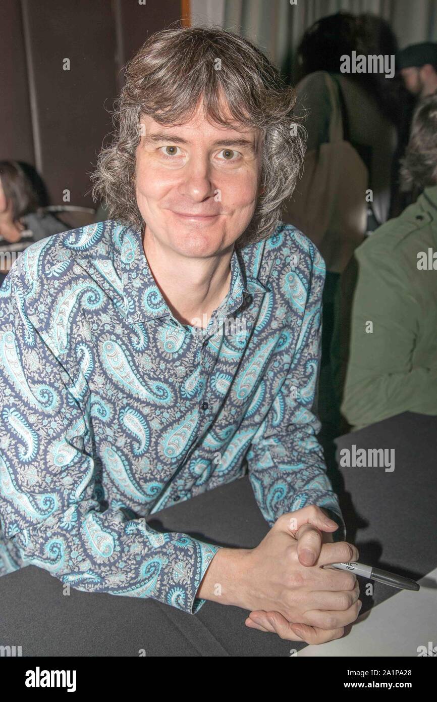 Londres, Royaume-Uni. 28 Sep, 2019. Auteurs de thrillers se sont réunis à l'occasion du Festival du crime capital. Antti Tuomainen au crime Writers' événement. Credit : Uwe Deffner/Alamy Live News Banque D'Images