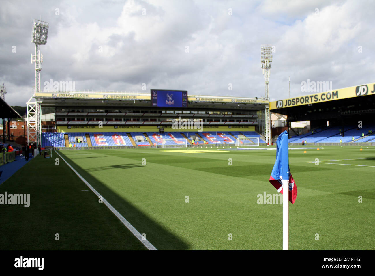 Londres, Royaume-Uni. 28 Sep, 2019. Une vue générale du sol avant le premier match de championnat entre Crystal Palace et Norwich City at Selhurst Park le 28 septembre 2019 à Londres, en Angleterre. (Photo par Mick Kearns/phcimages.com) : PHC Crédit Images/Alamy Live News Banque D'Images