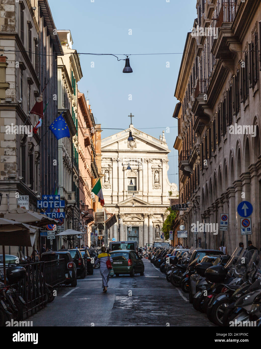 Par Troino, Rome, Italie Banque D'Images