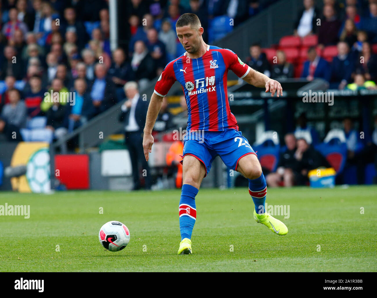 Londres, Royaume-Uni. 28 Sep, 2019. Crystal Palace's Gary Cahill au cours d'English Premier League entre Norwich City et Crystal Palace à Selhurst Park Stadium, Londres, Angleterre le 28 septembre 2019 : Crédit photo Action Sport/Alamy Live News Banque D'Images