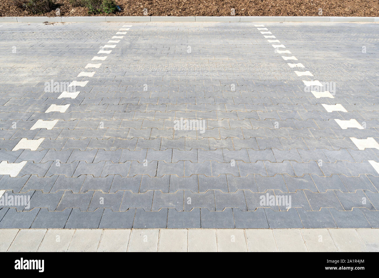 Nouveau parking pour voitures Banque D'Images