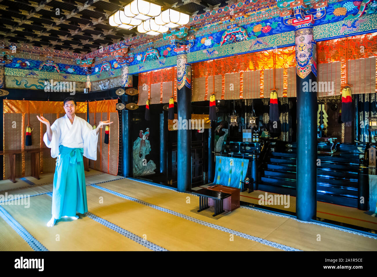 Kunozan Toshogu à Shizuoka, Japon Banque D'Images