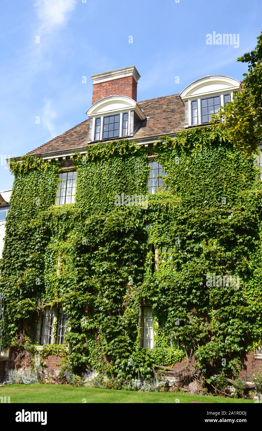 Maison traditionnel anglais à Cambridge, UK Banque D'Images