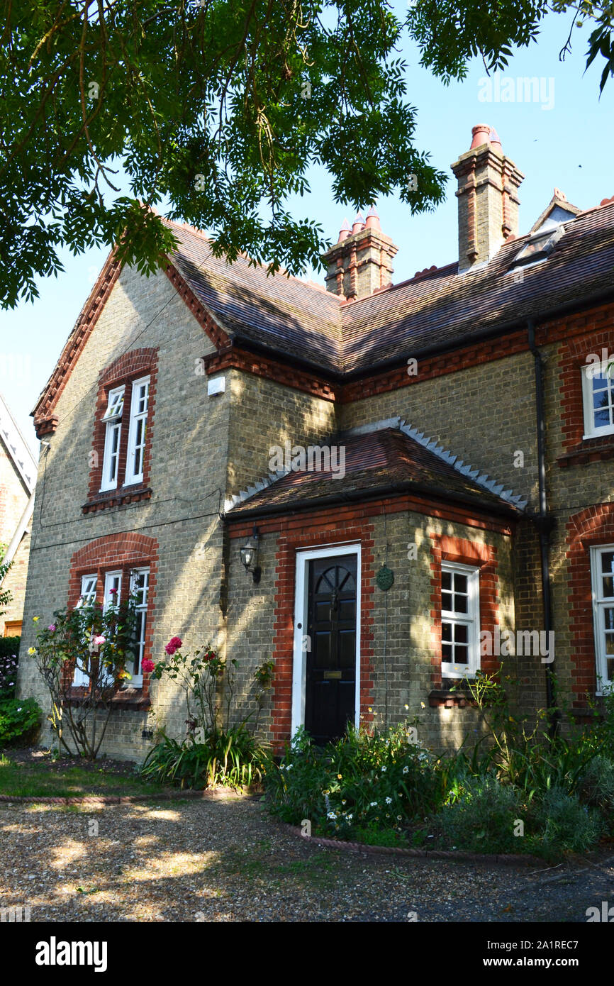 Maison traditionnel anglais à Cambridge, UK Banque D'Images