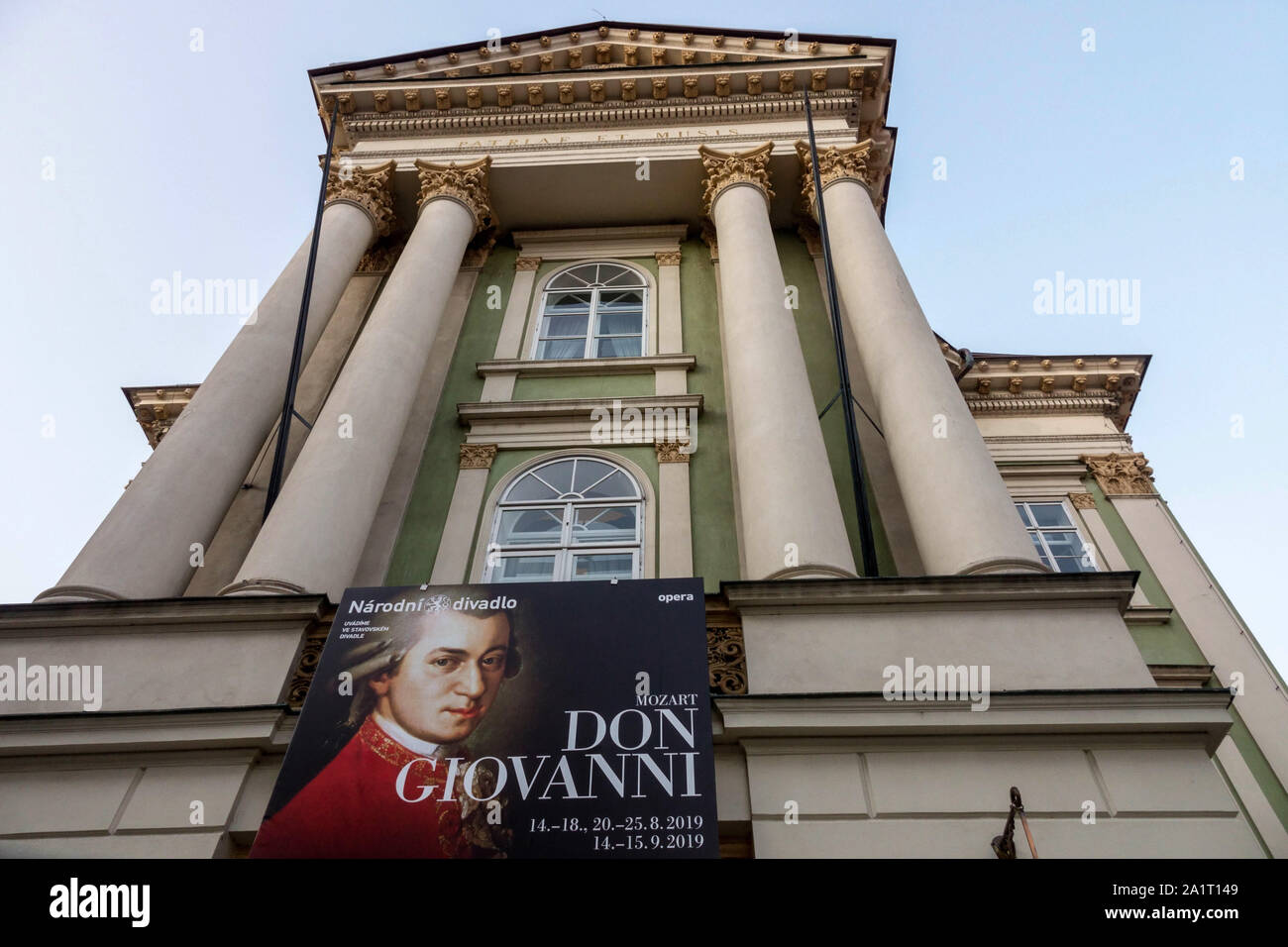 Le Théâtre des états, Don Giovanni de Mozart, l'Opéra de Prague République Tchèque Banque D'Images