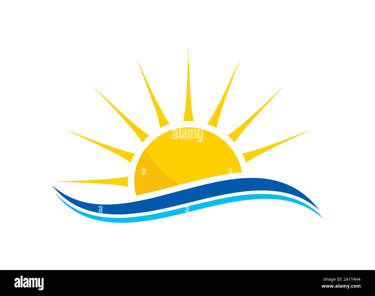 L'icône du panneau solaire quartier branché et moderne de symbole graphique et web design. L'énergie solaire, l'icône icône Logo Sunrise vecteur conception modèle, symbole de l'été, Illustration de Vecteur