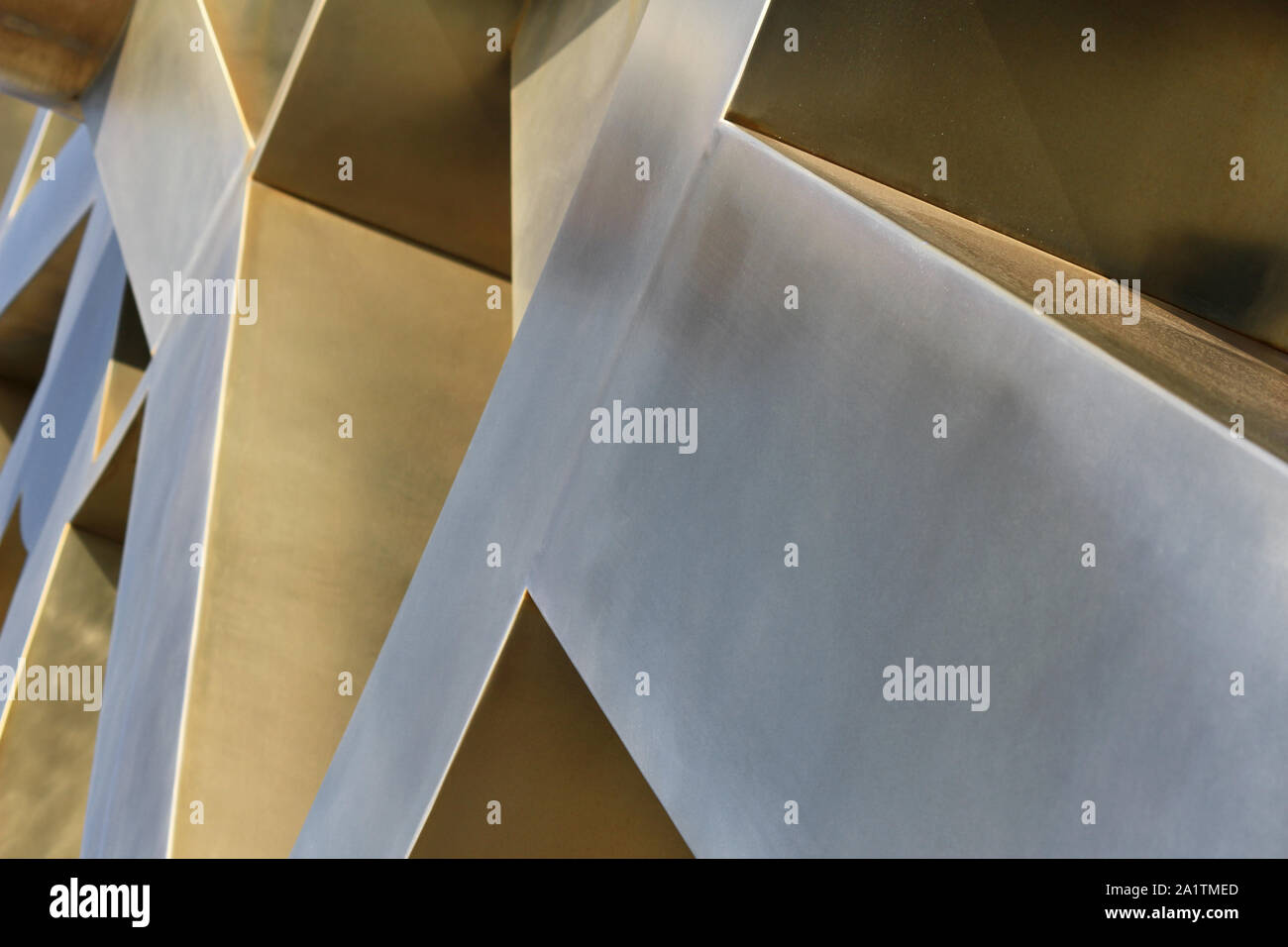 Un foret de pelle de tunnel comme une oeuvre d'art Banque D'Images