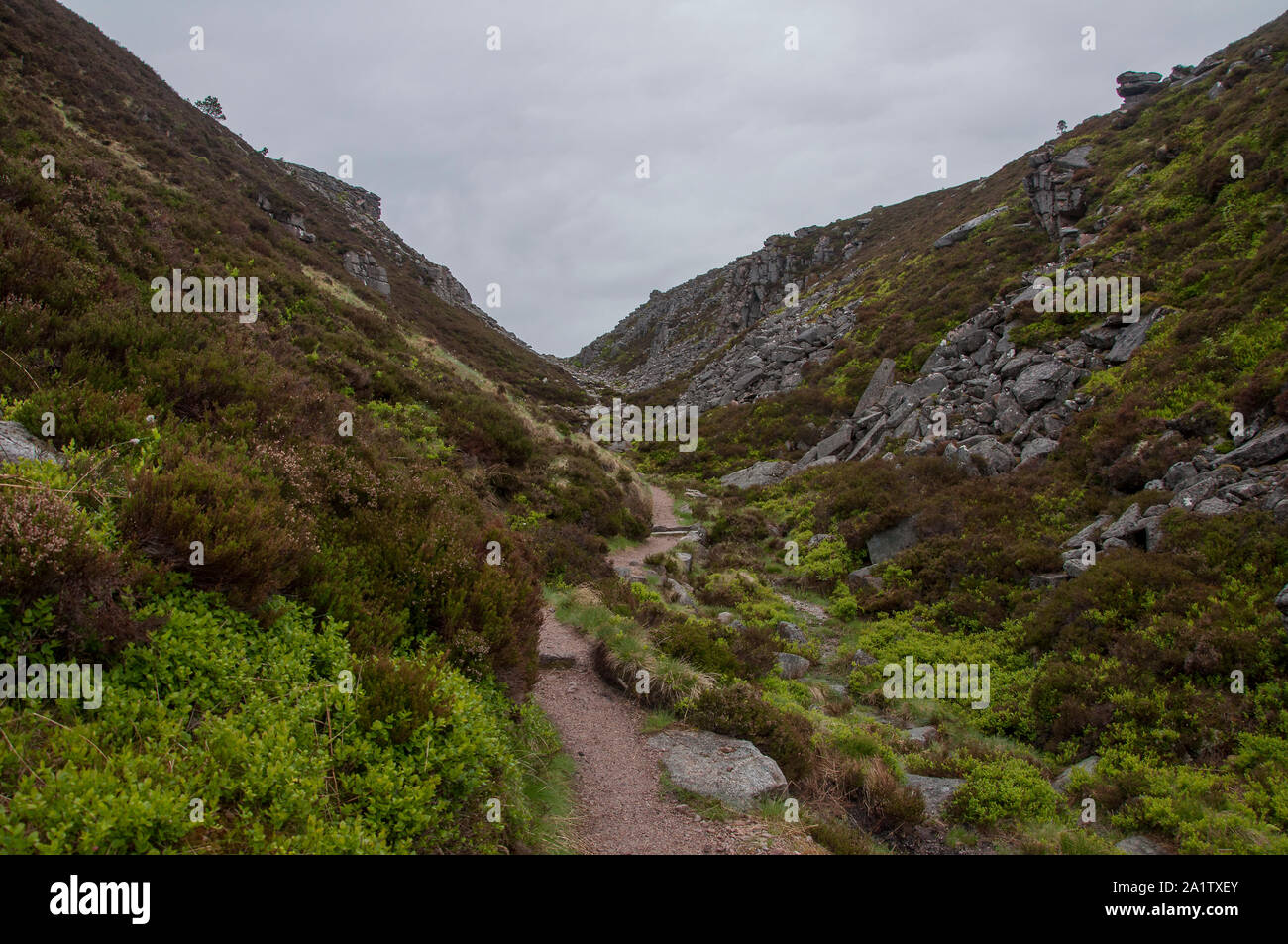 Chalamain Gap, parc national de Cairngorm, l'Ecosse Banque D'Images