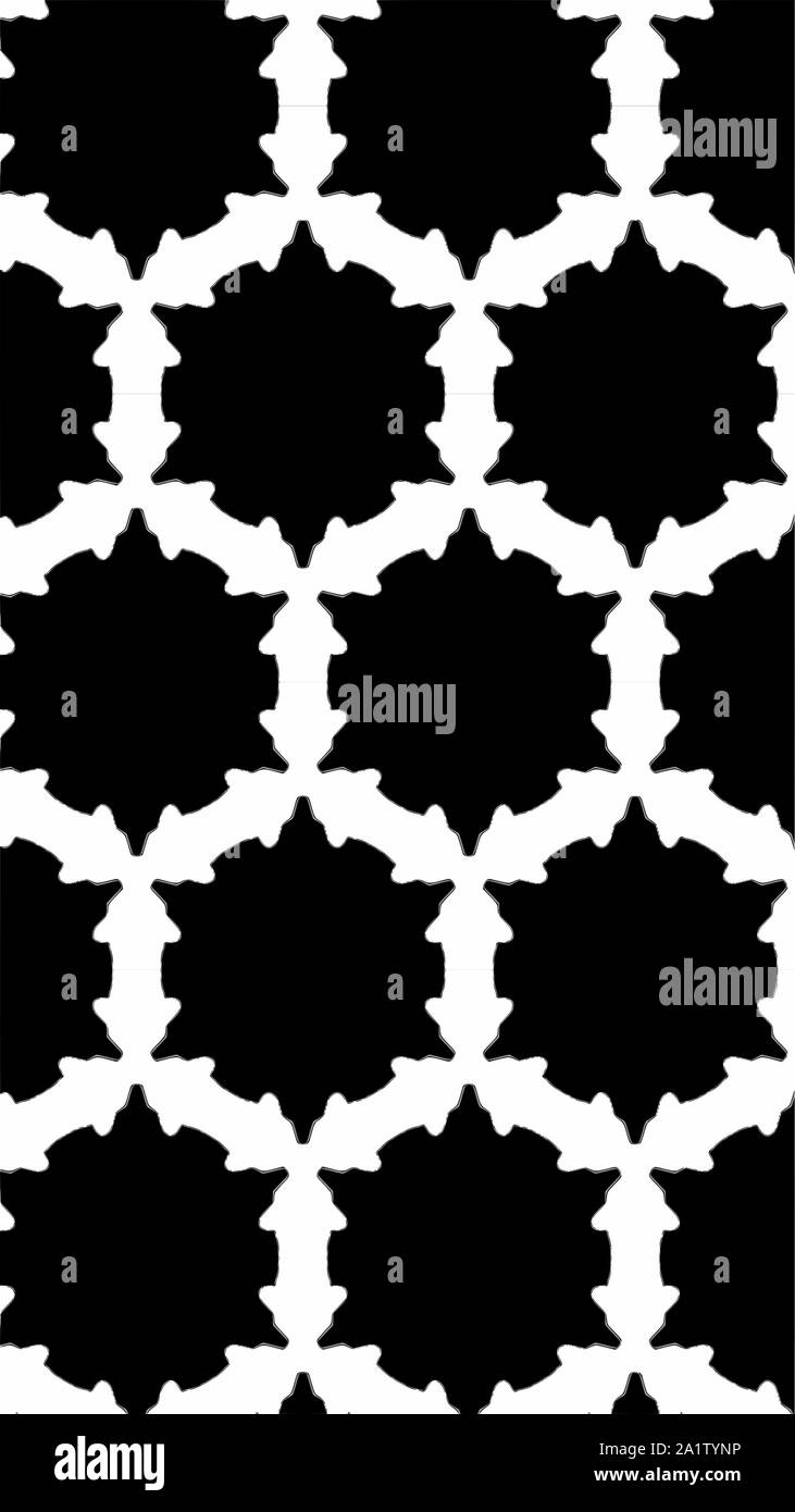 Motif géométrique très orné et abstrait fond multicolore Banque D'Images