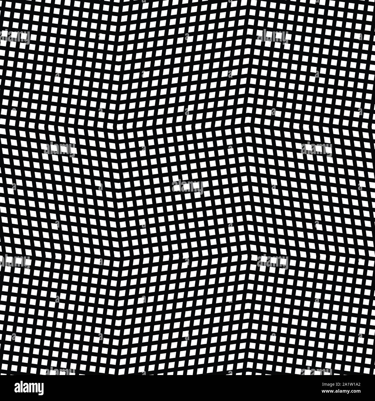 Warp, de forme libre, matrice réticulée de lignes de la matrice. Net géométriques complexes, web, modèle cellulaire contexte cellulaire. Amorphe, de forme libre, grille lat Illustration de Vecteur
