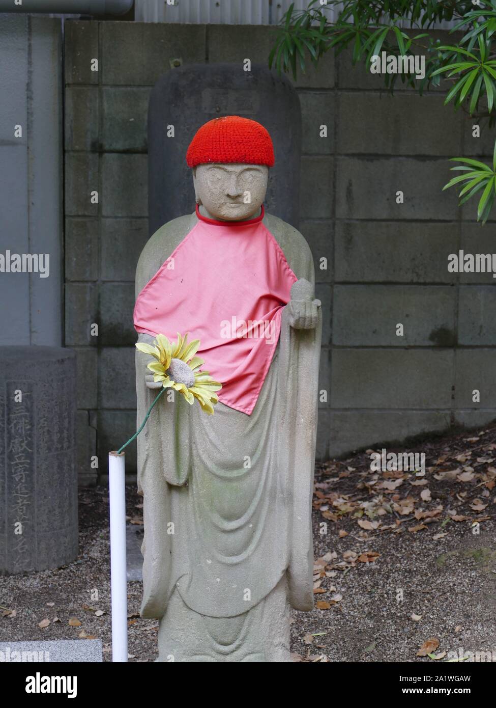 Ojizo Sama Statue, Fukuoka, Japon Banque D'Images