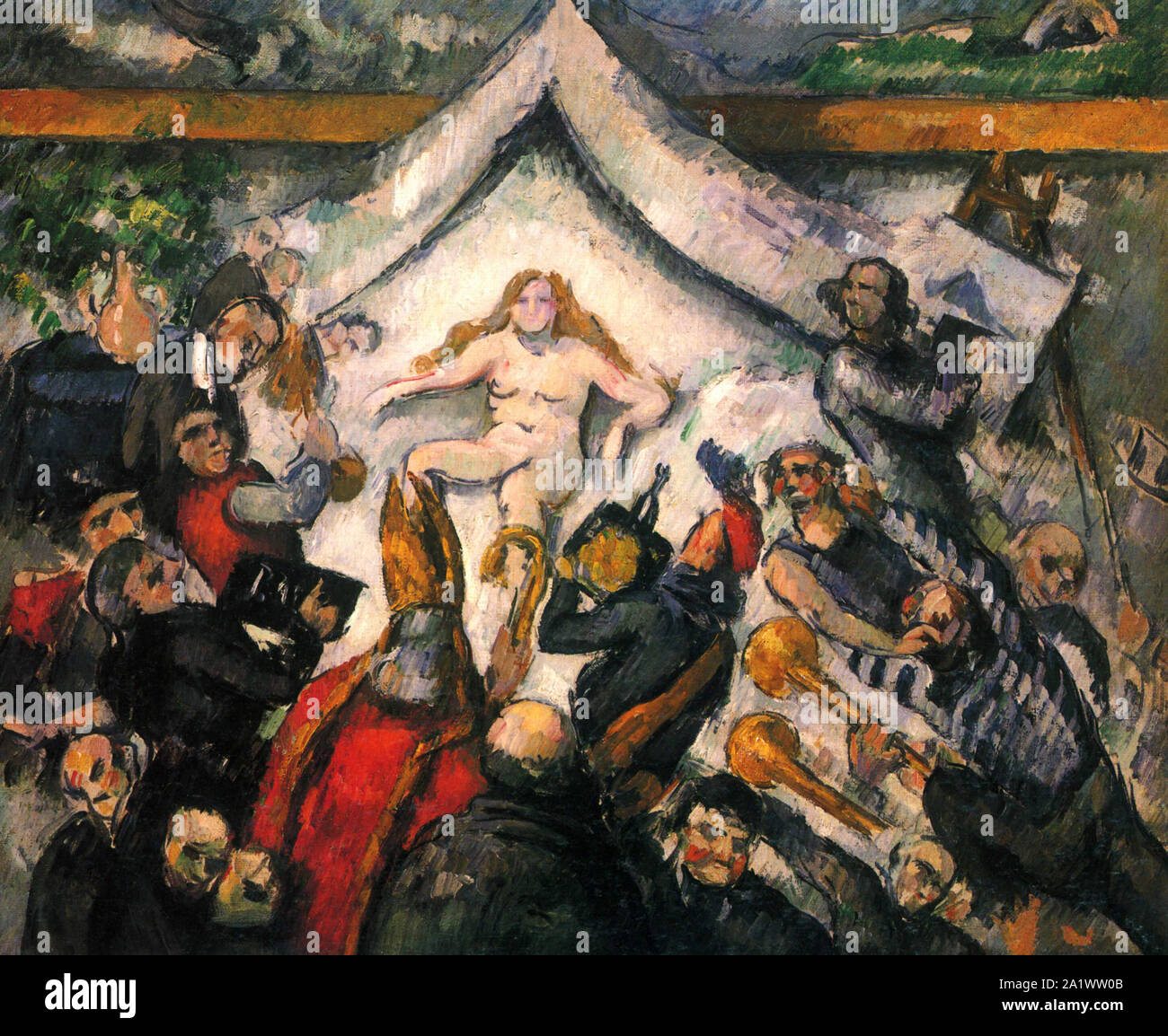 L'éternel féminin de Paul Cézanne Banque D'Images