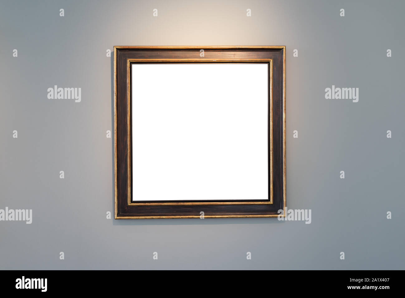 Musée Galerie d'Art Contemporain cadre isolé Mur Blanc Clipping Path Banque D'Images Musée Galerie d'Art Contemporain cadre isolé Mur Blanc Clipping Path Banque D'Images