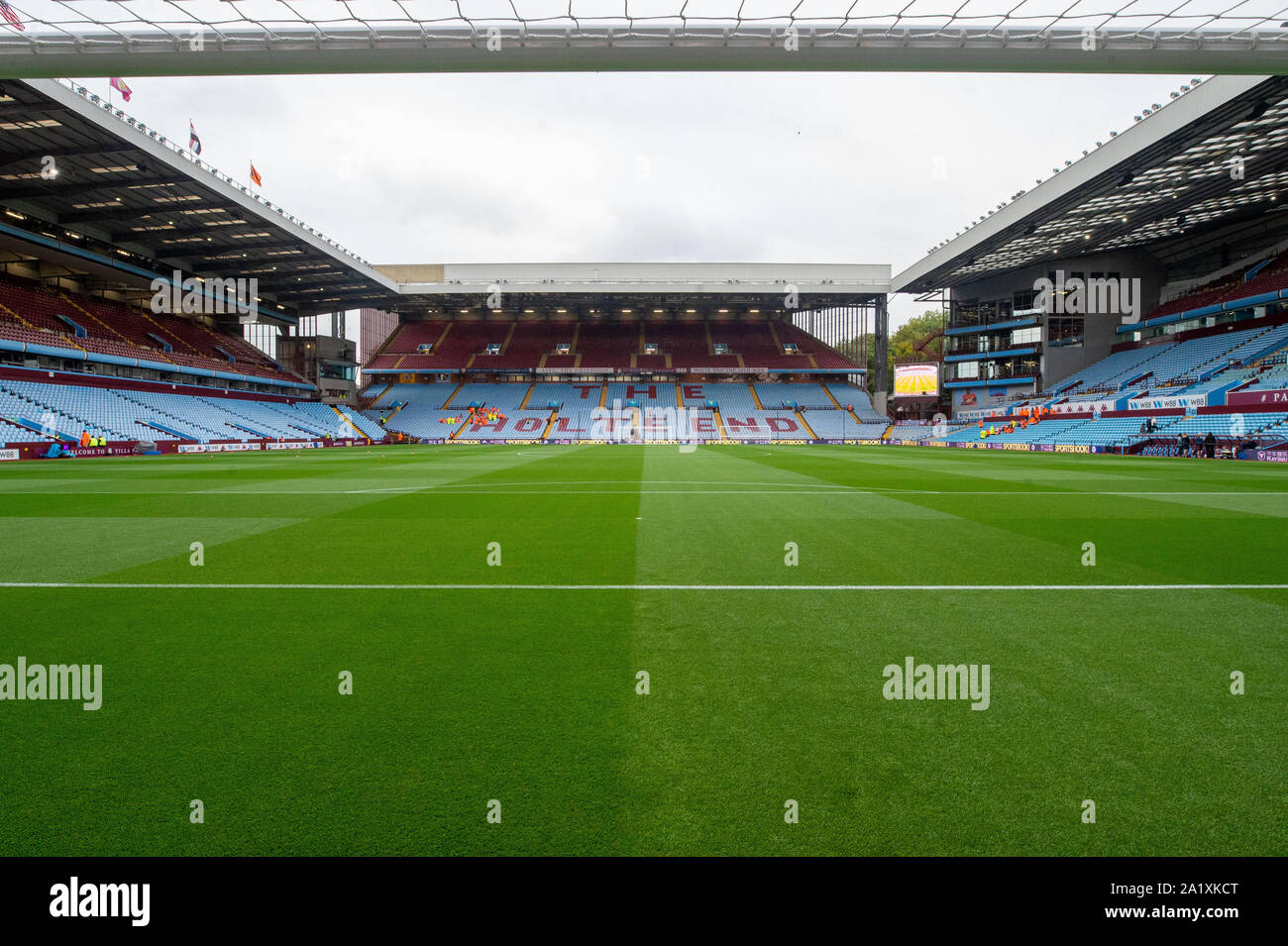 16 septembre 2019, Villa Park, Birmingham, Angleterre ; football Premier League, Aston Villa vs West Ham ; Villa Park West Ham vs Match pré Crédit : Gareth Dalley/News Images images Ligue de football anglais sont soumis à licence DataCo Banque D'Images