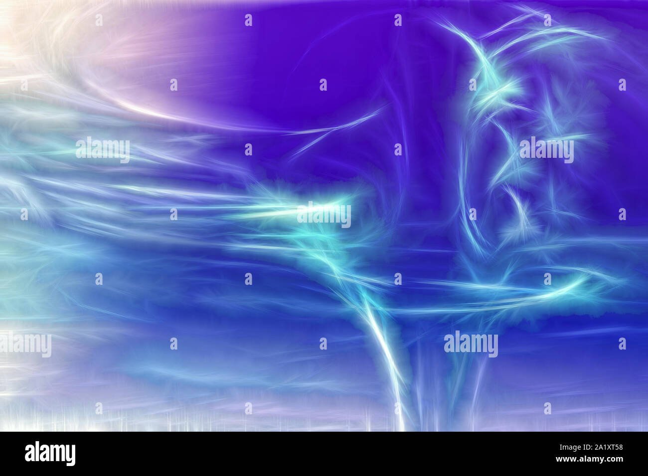 Abstract blue motion courbe fond sparks Banque D'Images