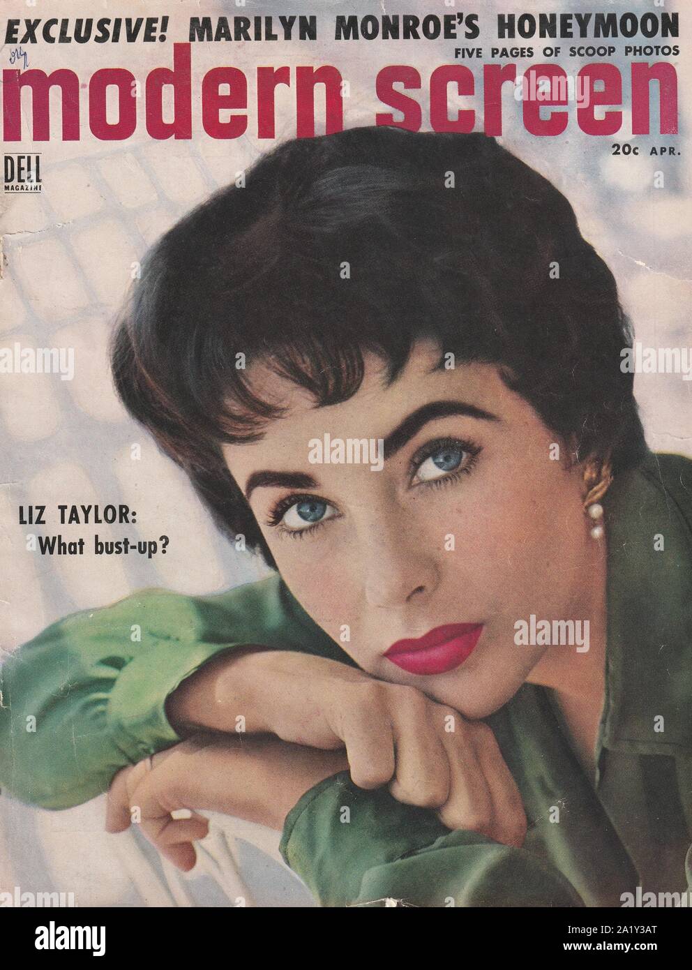 Elizabeth Taylor (1932-2011), le Britannique actrice américaine lauréate d'Academy awards en tant que meilleure actrice dans Butterfield 8, qui a peur de Virginia Woolf ? Banque D'Images