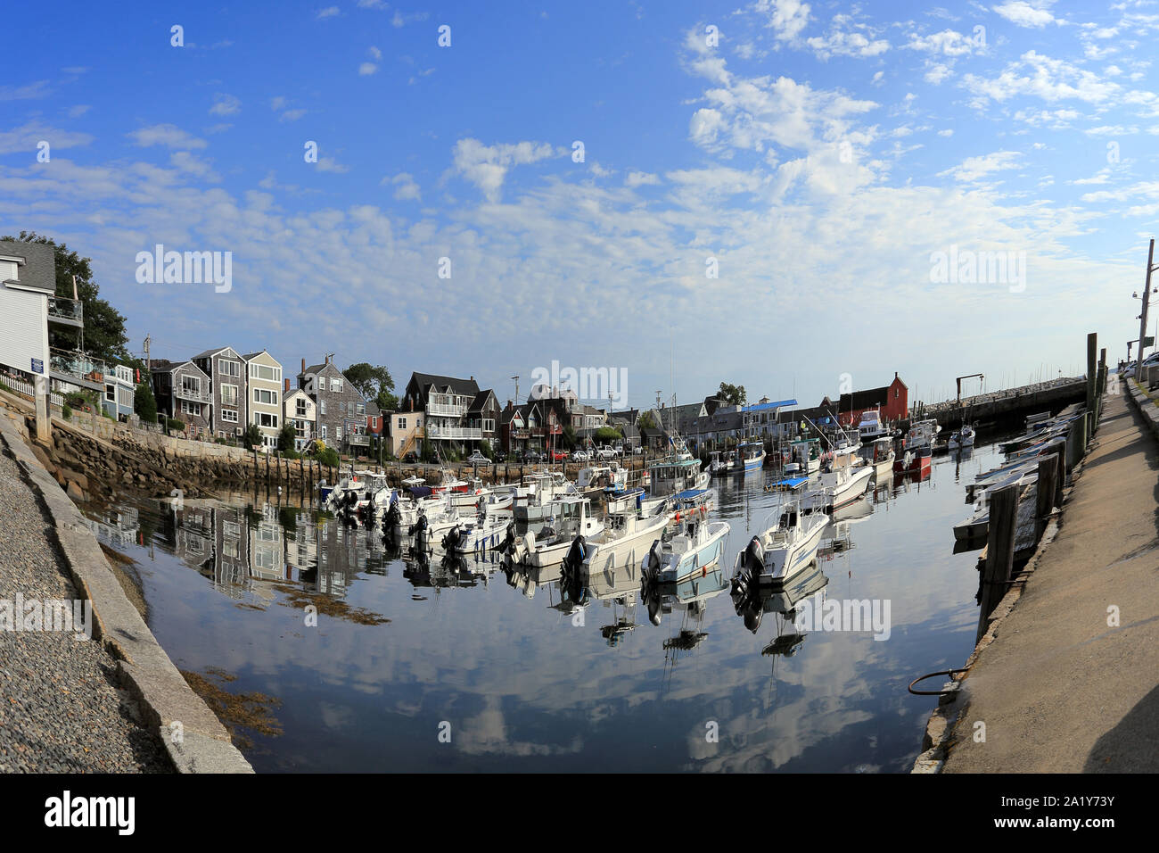 Rockport harbor Massachusetts Banque D'Images