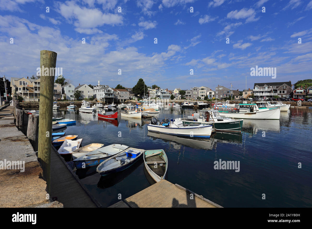 Rockport harbor Massachusetts Banque D'Images