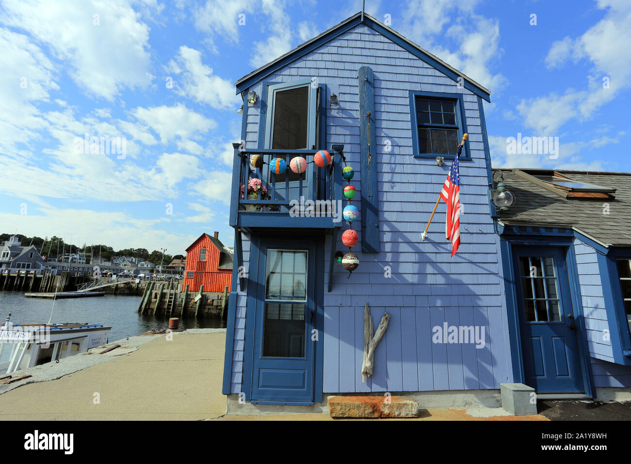 Rockport harbor Massachusetts Banque D'Images