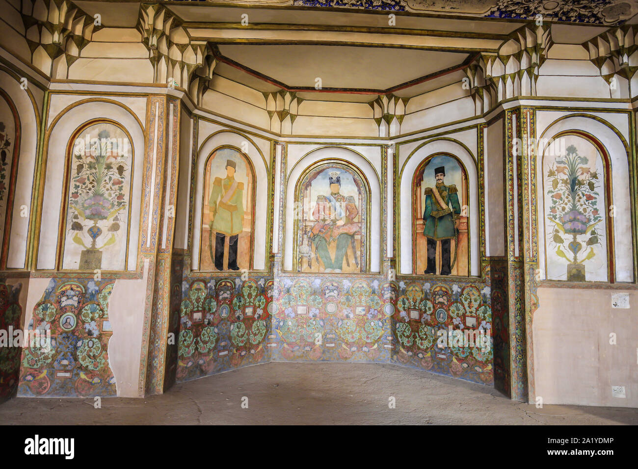 Maison historique Boroujerdi (Khan-e Boroujerdi). Banque D'Images