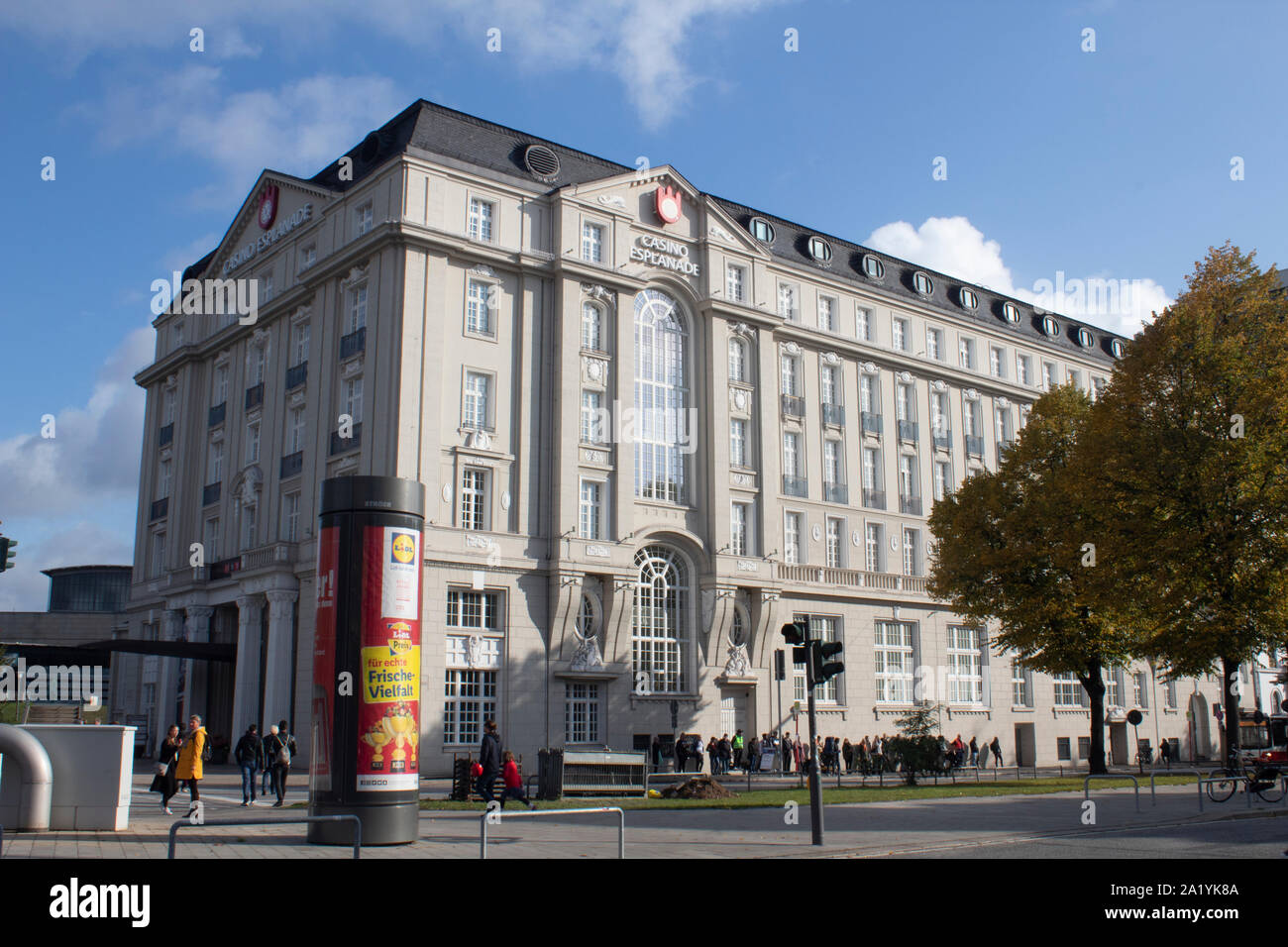 Hambourg Casino - Casino Esplanade - Stephansplatz Spielbank Hamburg Allemagne Banque D'Images