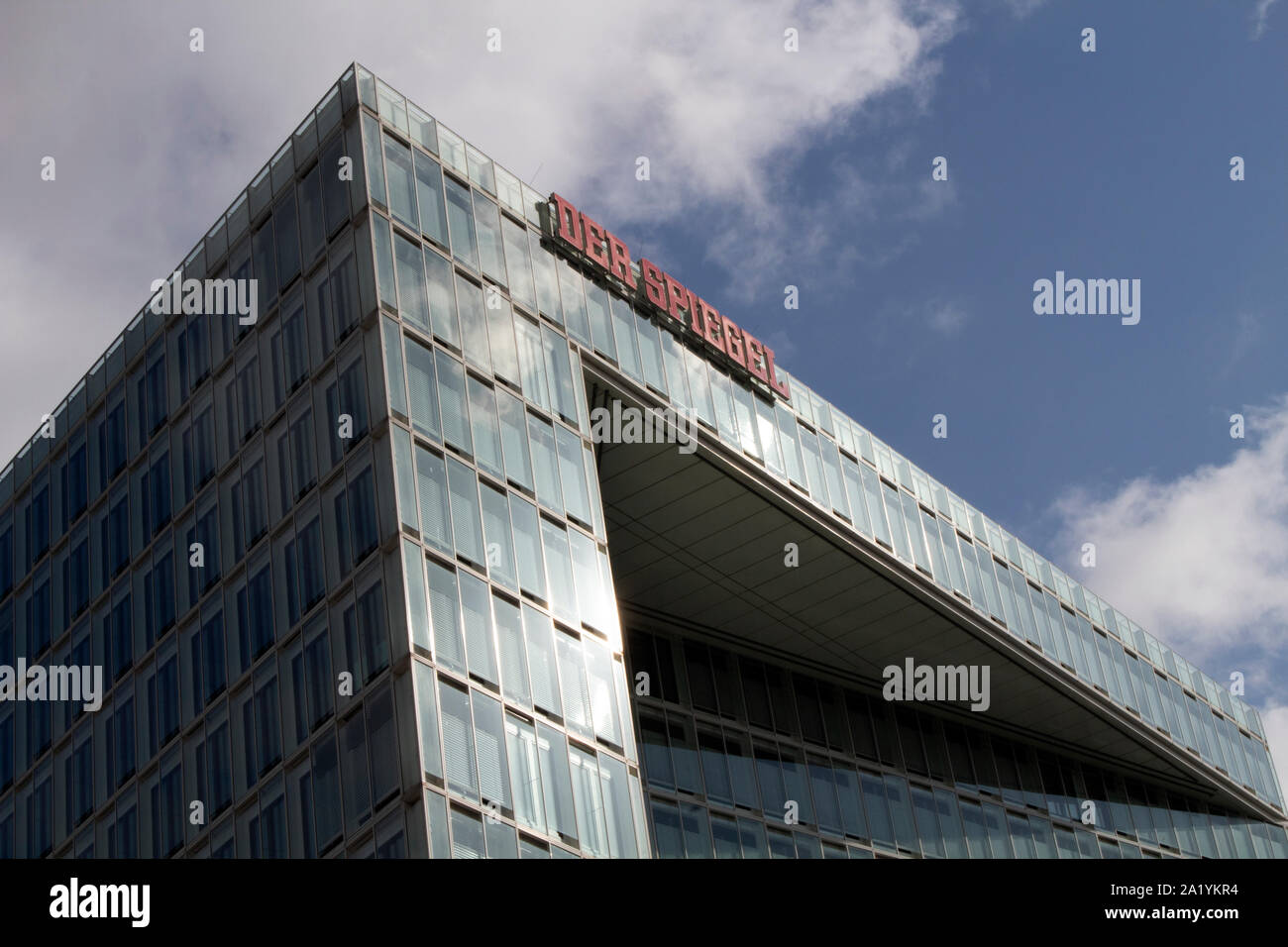 Le bâtiment Der Spiegel, Hambourg, Allemagne Banque D'Images