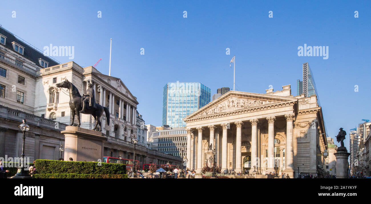 Royal Exchange Banque D'Images