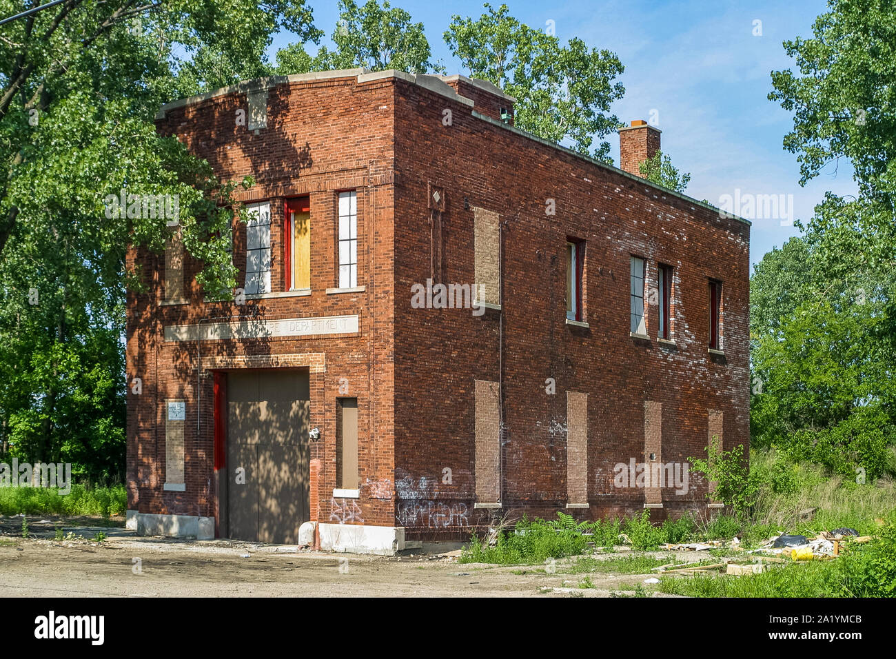 Chicago fire station Banque D'Images