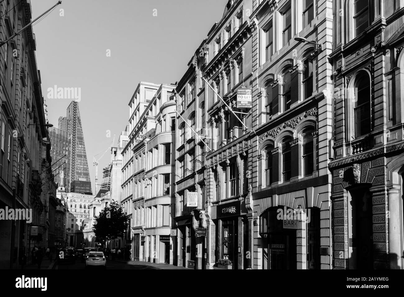 Gresham Street Banque D'Images